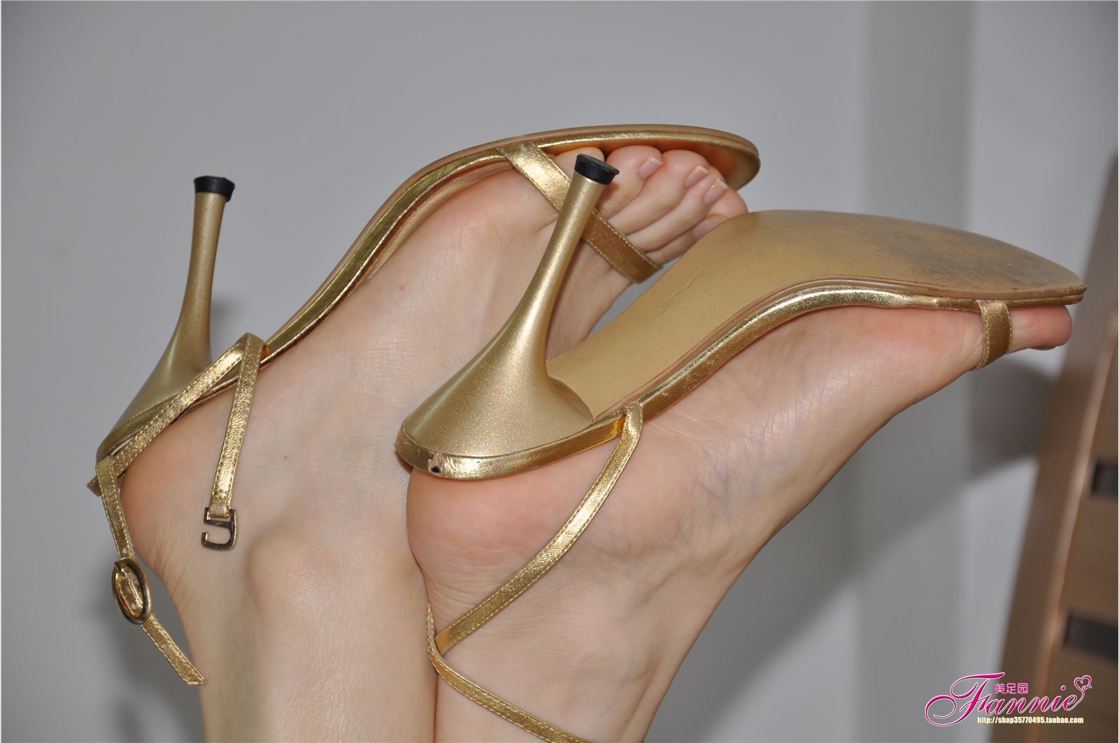 精致女人的选择 秀美脚踝的魅惑（金色旋律） Fannie芬妮高清原图